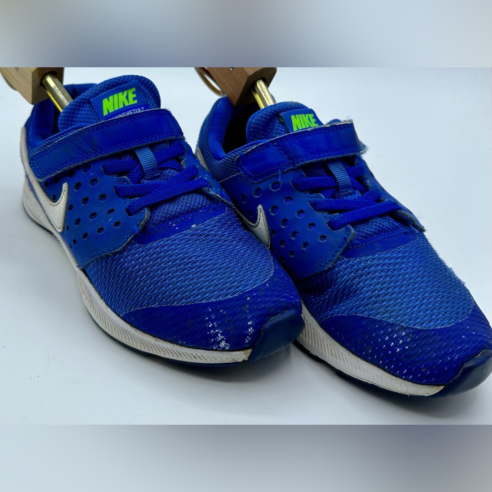 Nike Downshifter 7 Youth Size 1Y 20 cm/ 8 in Royal Blue